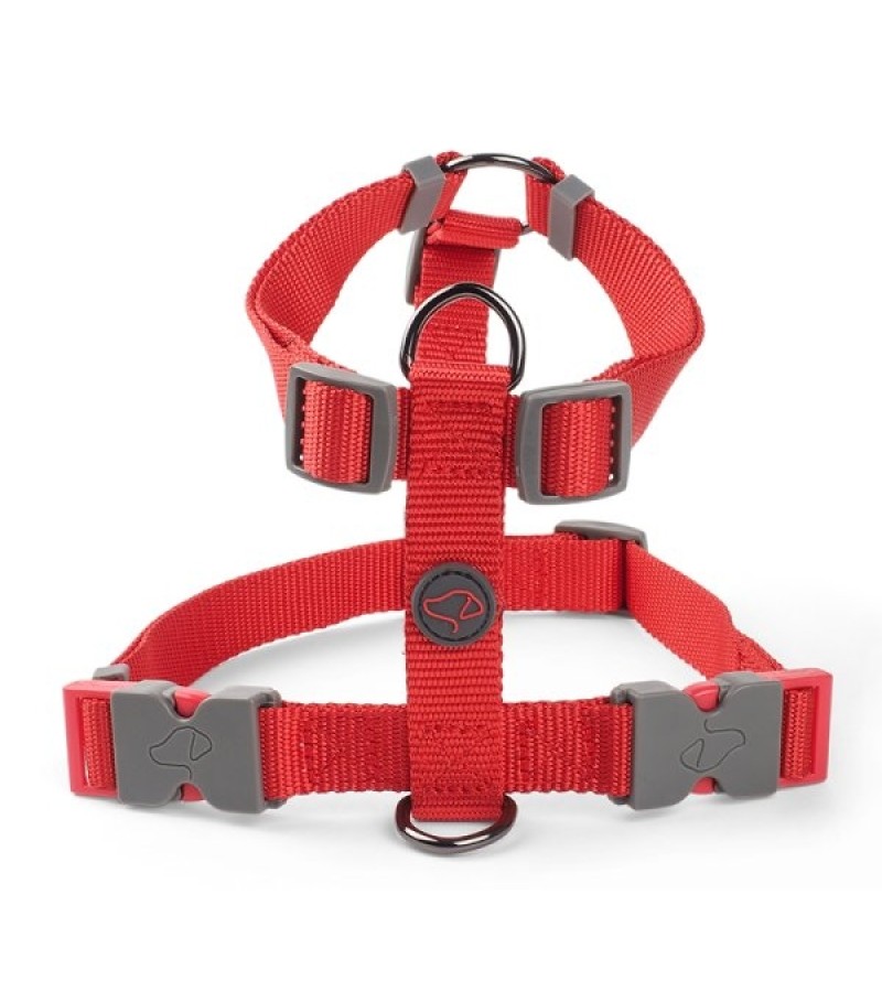 L (56cm-80cm) WalkAbout Dog Harness - Red