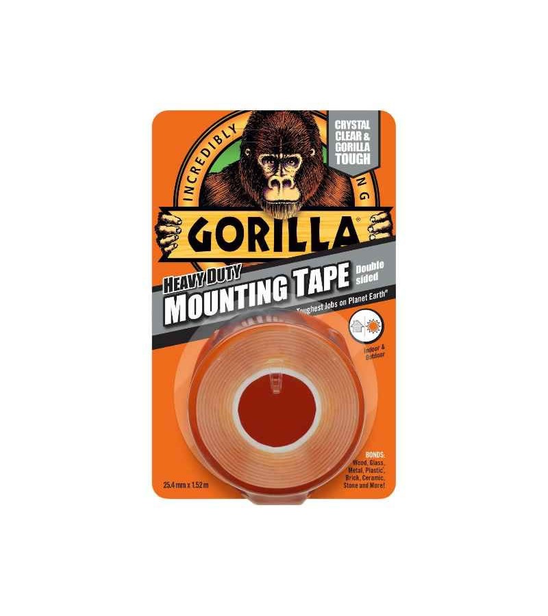 Gorilla Heavy Duty Mounting Tape 25.4mm x 1.52m