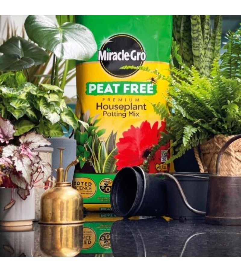 Miracle-Gro Peat Free Houseplant Potting Mix 10Ltr