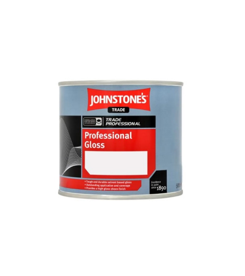 Johnstones Trade Professional Gloss 500ml White