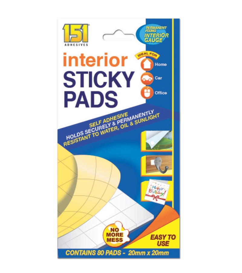 151 Interior Sticky Pads