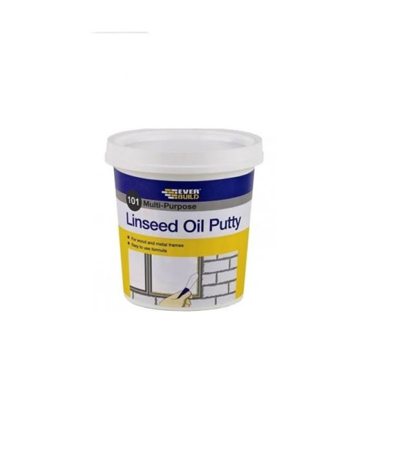 Everbuild Multi Purpose Linseed Oil Putty 2KG Natural 