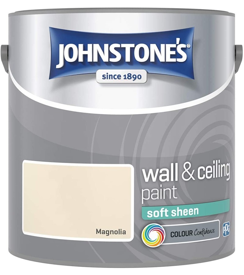 Johnstones Vinyl Emulsion Paint 2.5L Magnolia (Soft Sheen)