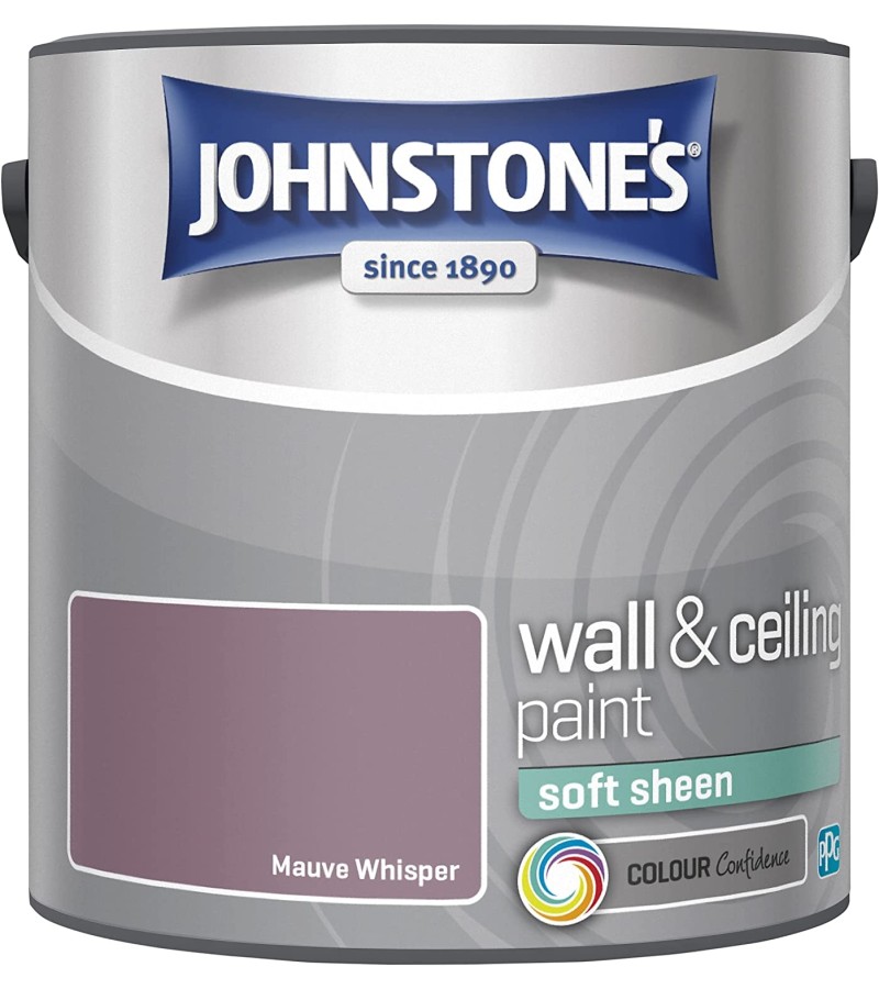 Johnstones Emulsion Paint 2.5L Mauve Whisper Soft Sheen