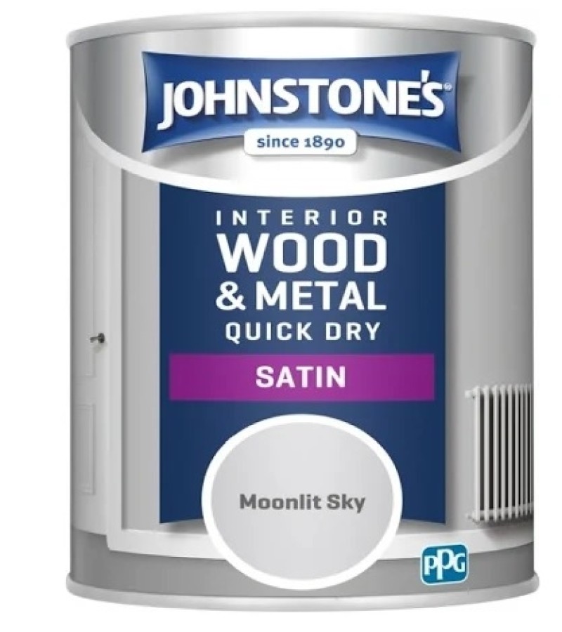 Johnstones Quick Drying Satin Paint 750ml Moonlit Sky