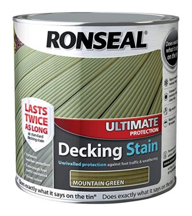 Ronseal Ultimate Protection Deckin Stain 2.5L Mountain Green