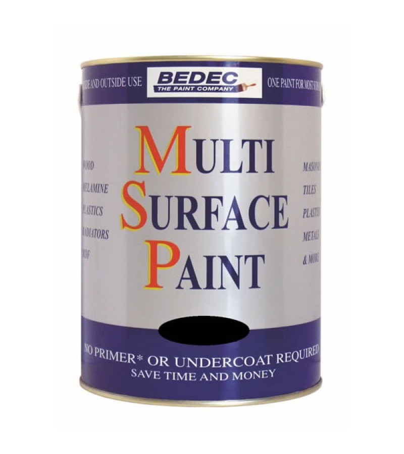 Bedec Multi Surface Paint 750ml Black Matt