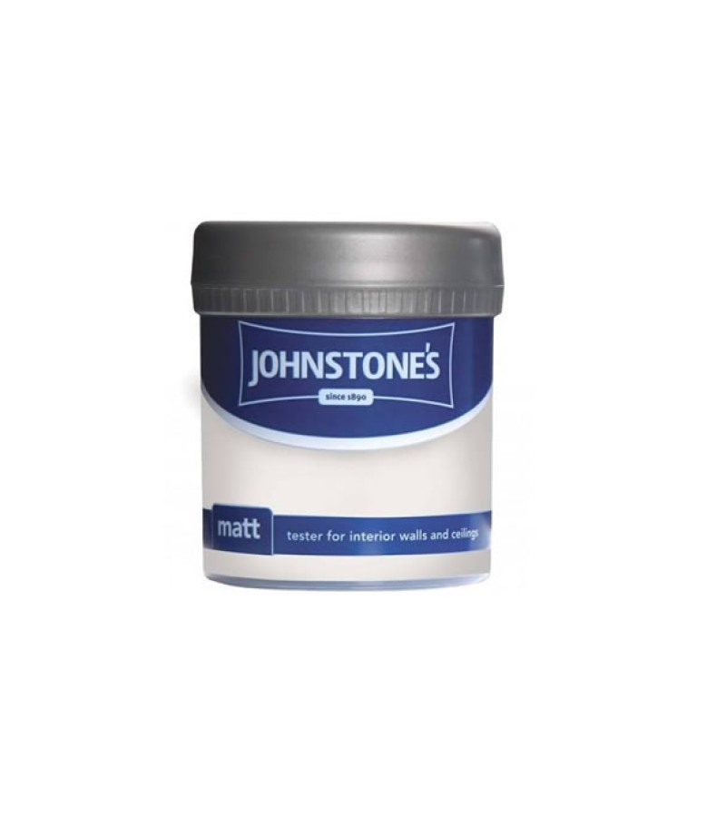 Johnstones Vinyl Emulsion Tester Pot 75ml White Whisper (Matt)