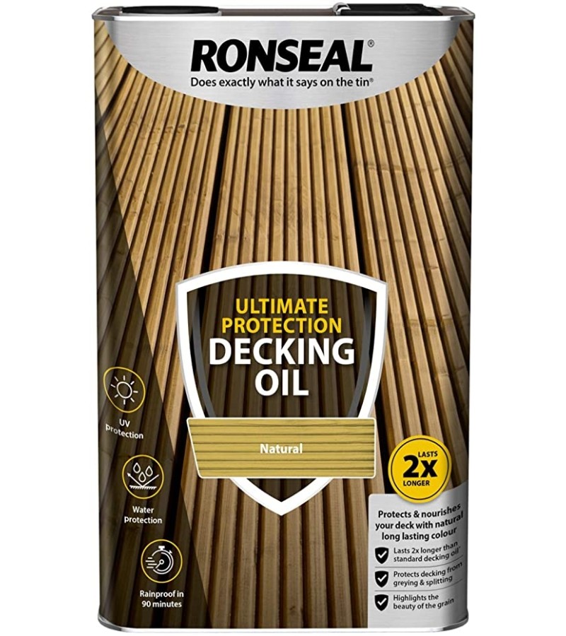 Ronseal Ultimate Protection Decking Oil 5L Natural