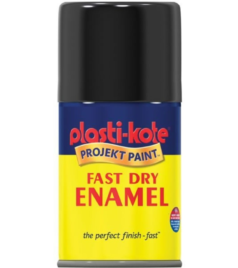 PlastiKote Spray Paint 100ml Black Gloss
