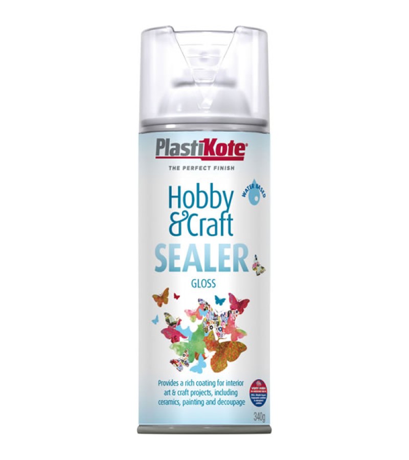 PlastiKote Hobby & Craft Sealer Spray 400ml Gloss
