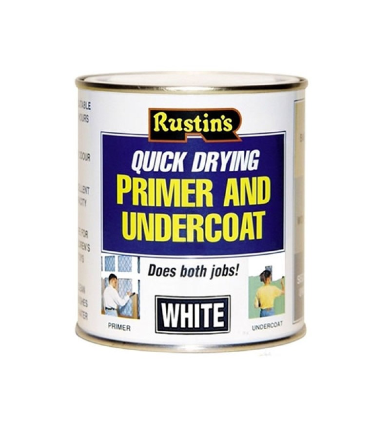 Rustins Quick Dry Primer & Undercoat 500ml White