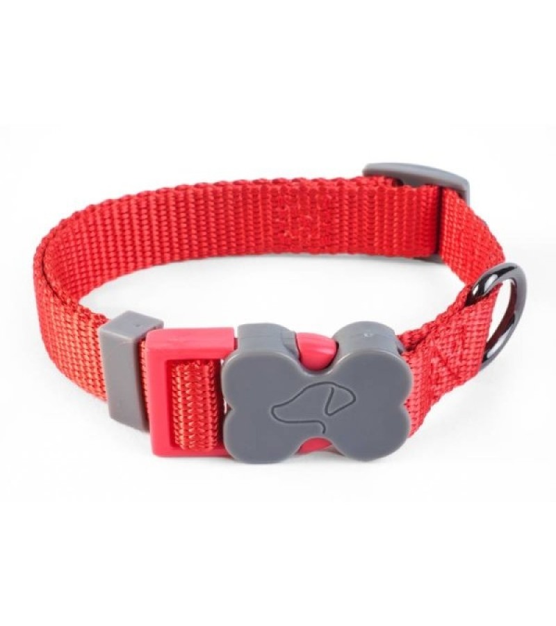 S (23cm-36cm) WalkAbout Dog Collar - Red