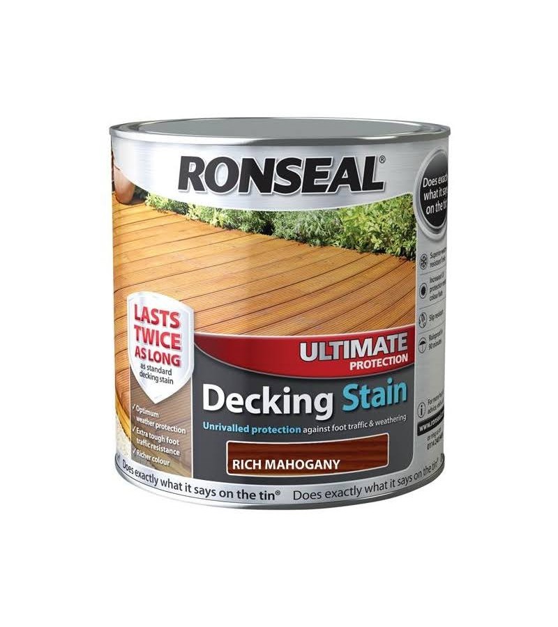 Ronseal Ultimate Protection Decking Stain 2.5L Rich Mahogany