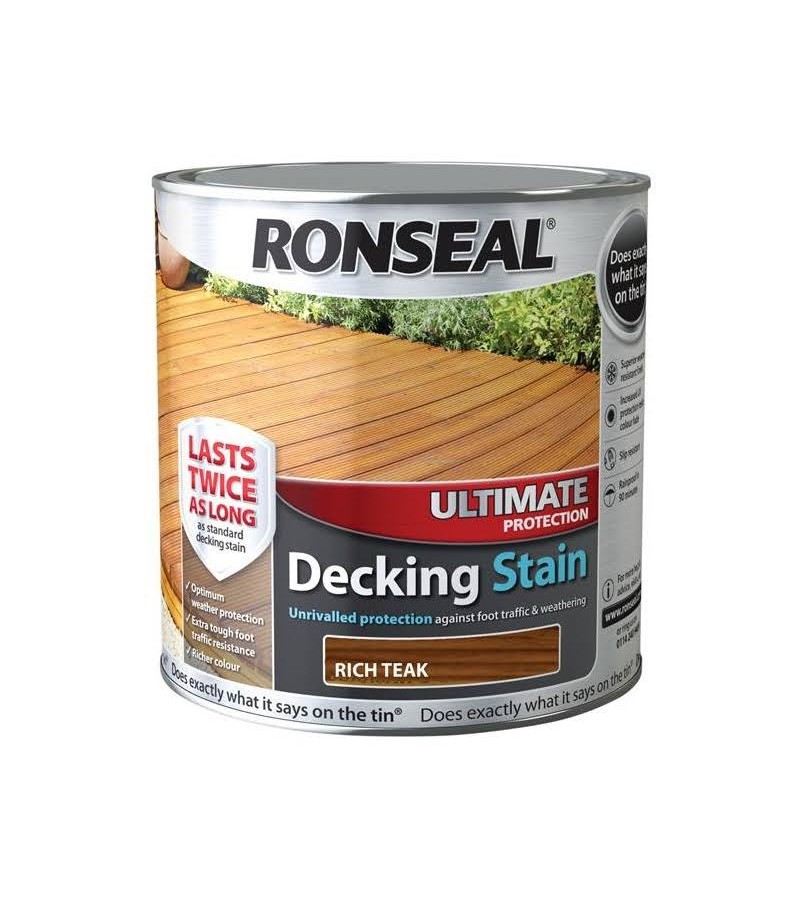 Ronseal Ultimate Protection Decking Stain 2.5L Rich Teak