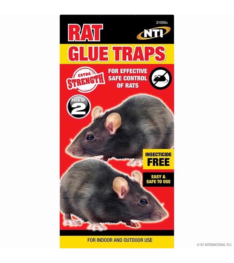NTI Rat Glue Traps (Pack of 2) - Tony Almond