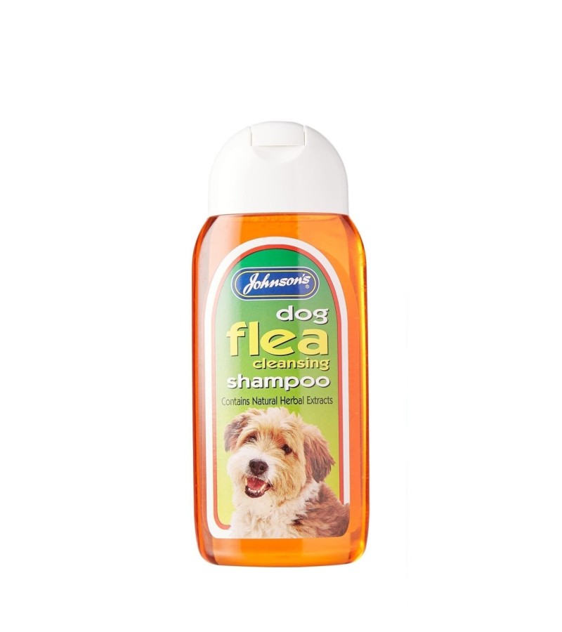 Johnsons 200ml Dog Flea Cleansing Shampoo