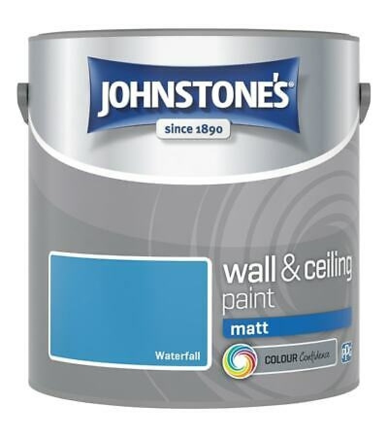 Johnstones Vinyl Emulsion Paint 2.5L Waterfall Matt