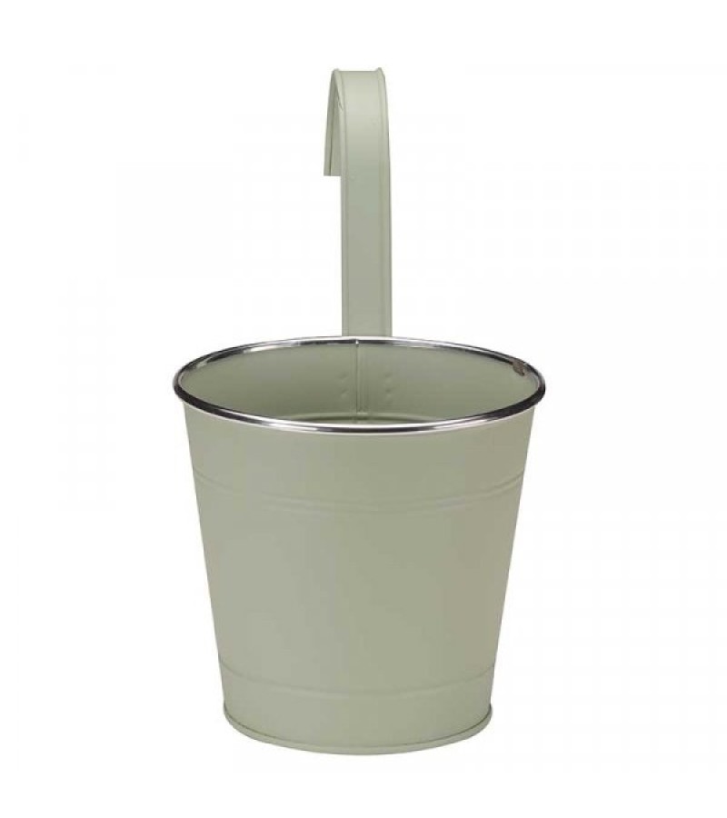 6in Fence & Balcony Hanging Pot - Sage
