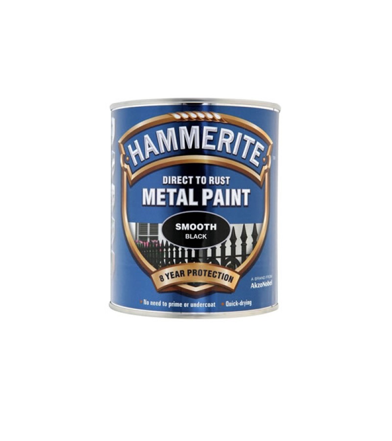 Hammerite Metal Paint 2.5L Smooth Black