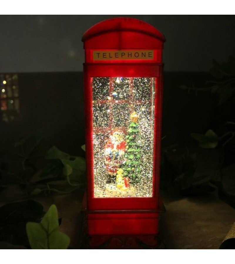 Christmas Snow Swirl Phone Box