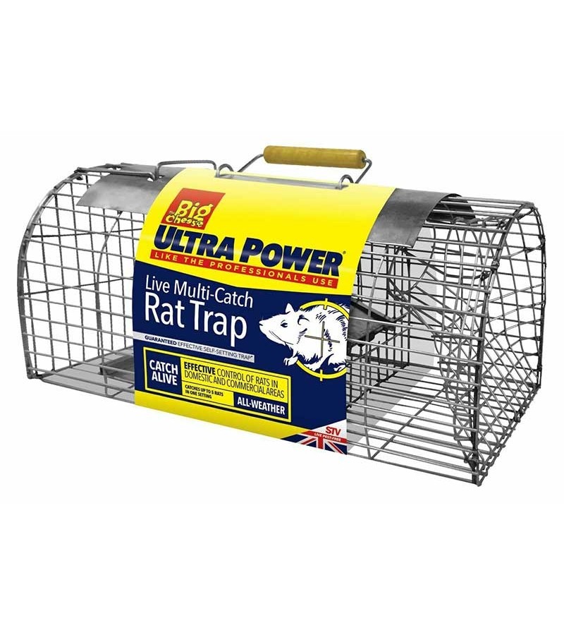 The Big Cheese Ultra Power Self Set Live Multi Catch Rat Trap STV080