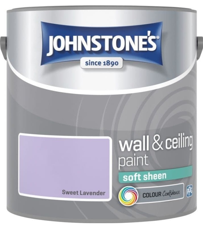 Johnstones Vinyl Emulsion Paint 2.5L Sweet Lavender (Soft Sheen)