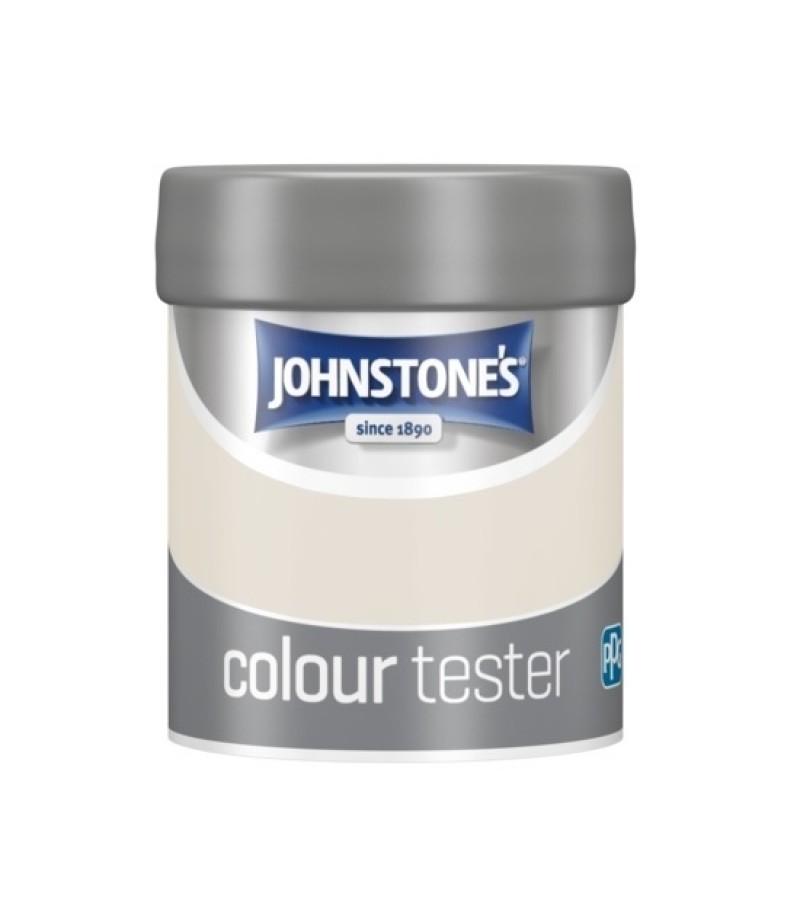 Johnstones Vinyl Emulsion Tester Pot 75ml Ivory Spray (Matt)