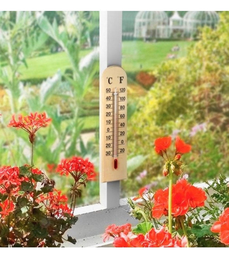 Supagarden Wooden Thermometer