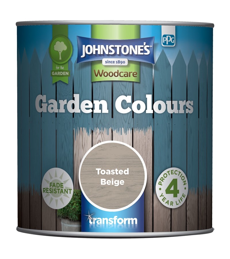 Johnstones Garden Colours Paint 1L Toasted Beige