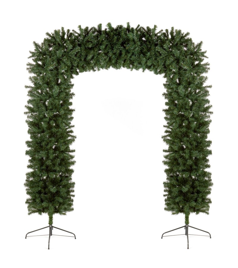 Christmas Double Tree Arch Green - 8ft