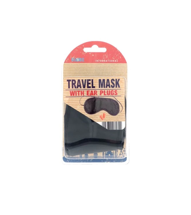 Globe Trek Travel Mask and Ear Plugs