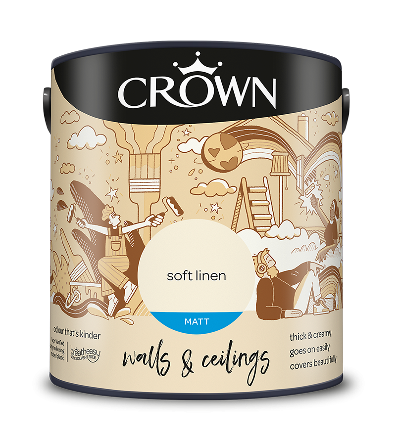 Crown Matt Soft Linen Emulsion 5ltr