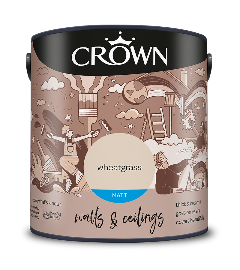 Crown Matt Weatgrass Emulsion 2.5ltr