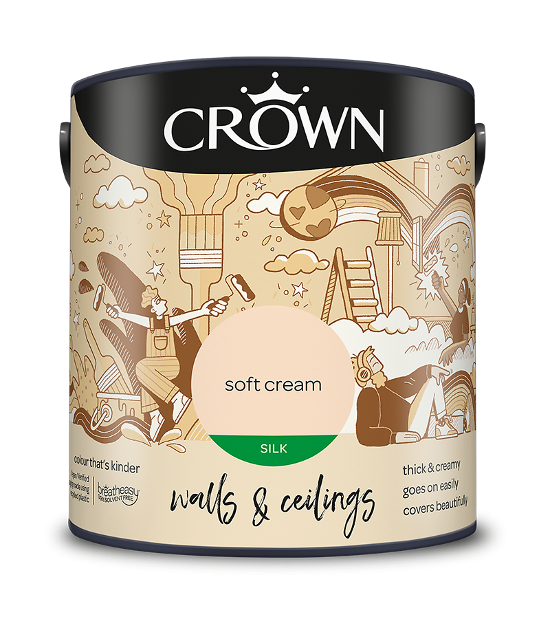 Crown Silk Soft Cream Emulsion 2.5ltr