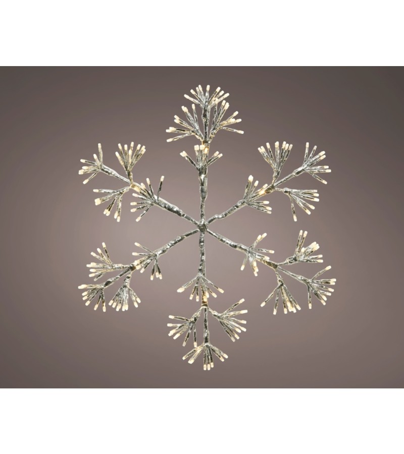 Christmas Light Up Snowflake 108cm Warm White