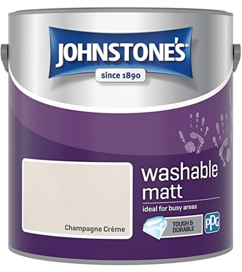Johnstones Washable Matt Champagne Creme 2.5litres