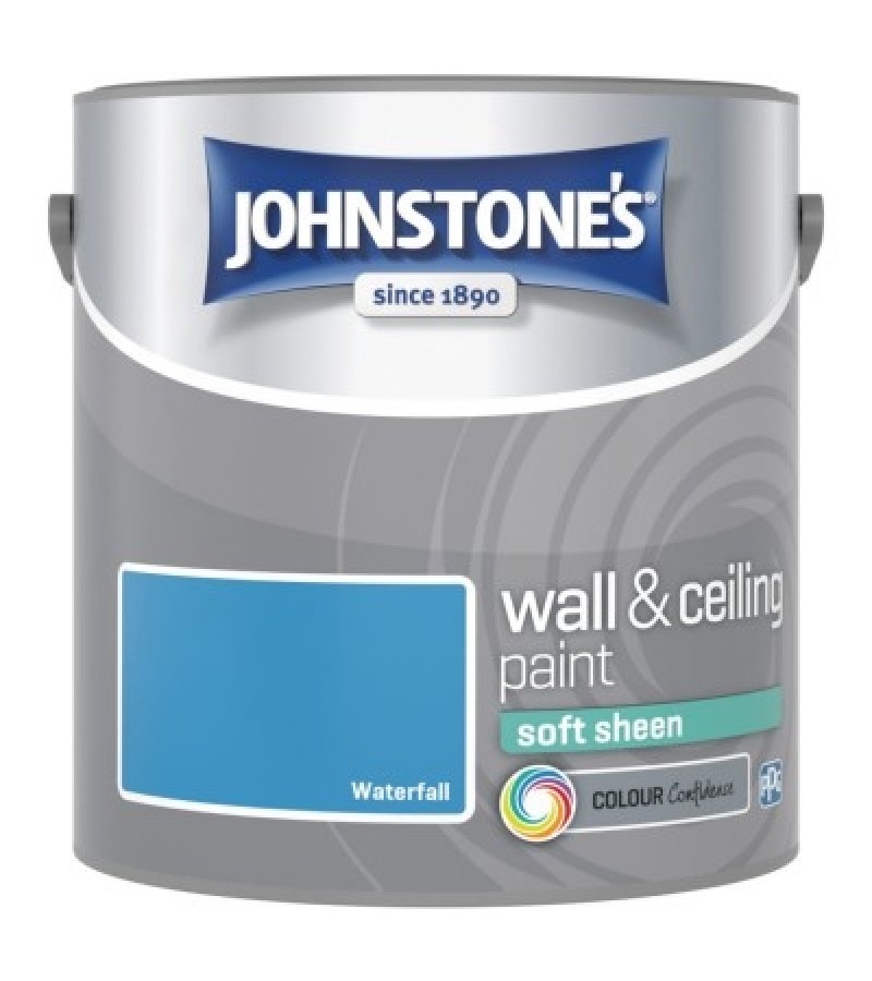 Johnstones Vinyl Emulsion Paint 2.5L Waterfall Soft Sheen
