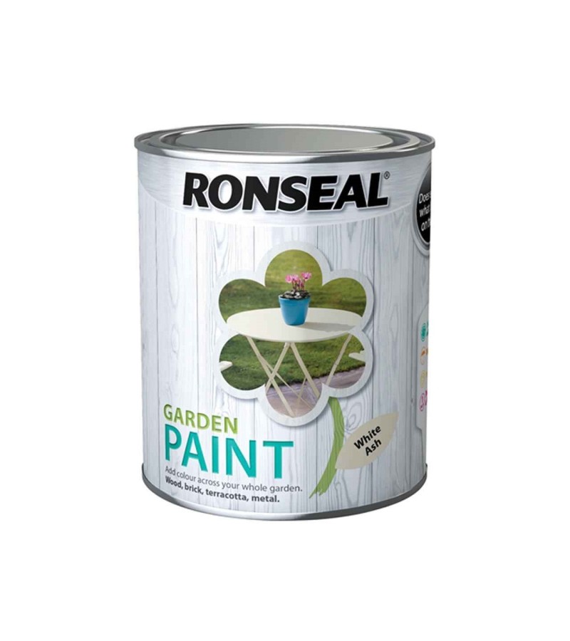 Ronseal Garden Paint 250ml White Ash
