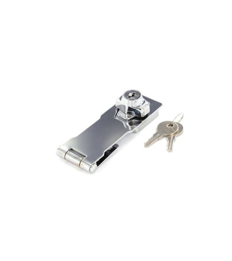 Securit S1480 Chrome Plated Locking Hasp Cylinder Action 75mm