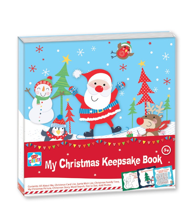 Kids Create My Christmas Keepsake Book 