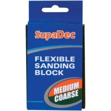 Supadec Medium/Coarse Flexible Sanding Block 