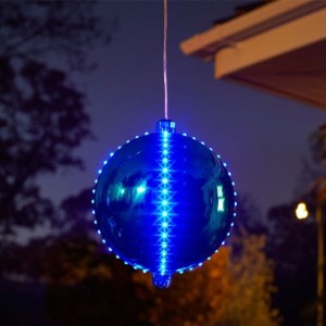 Christmas Meteor Shower LED Bauble Sapphire 15cm
