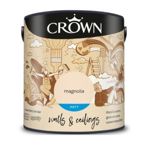 Crown Matt Magnolia Emulsion 2.5ltr