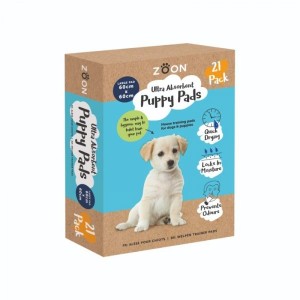 Ultra Absorbent Puppy Pads (21 Pack)