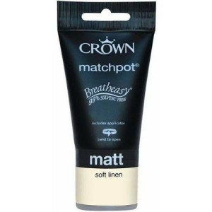 Crown Testerpot Matt Soft Linen Emulsion 40ml