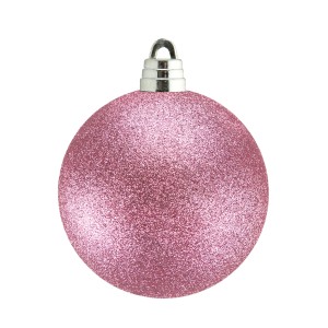Christmas Giant Blush Pink Bauble 15cm