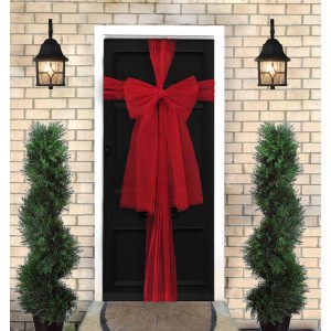 Christmas Door Bow Kit - Red