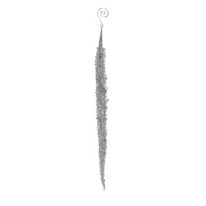 40cm sequin droplet silver