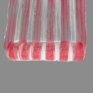 NEW Deco Mesh 25cm x 9m Red/White (Candy Cane)